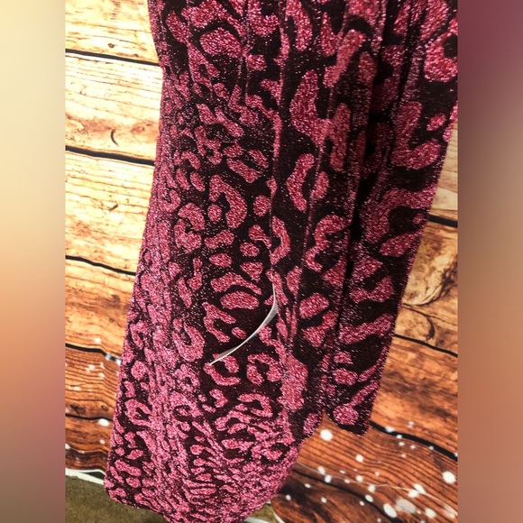 Metallic Leopard Mini Dress - Picture 12 of 16